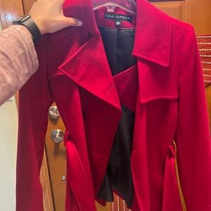 Red Peacoat